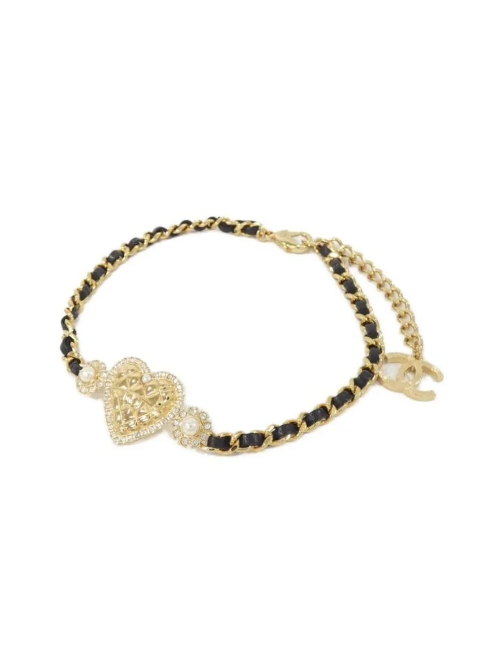 Chanel Choker Necklace Gold